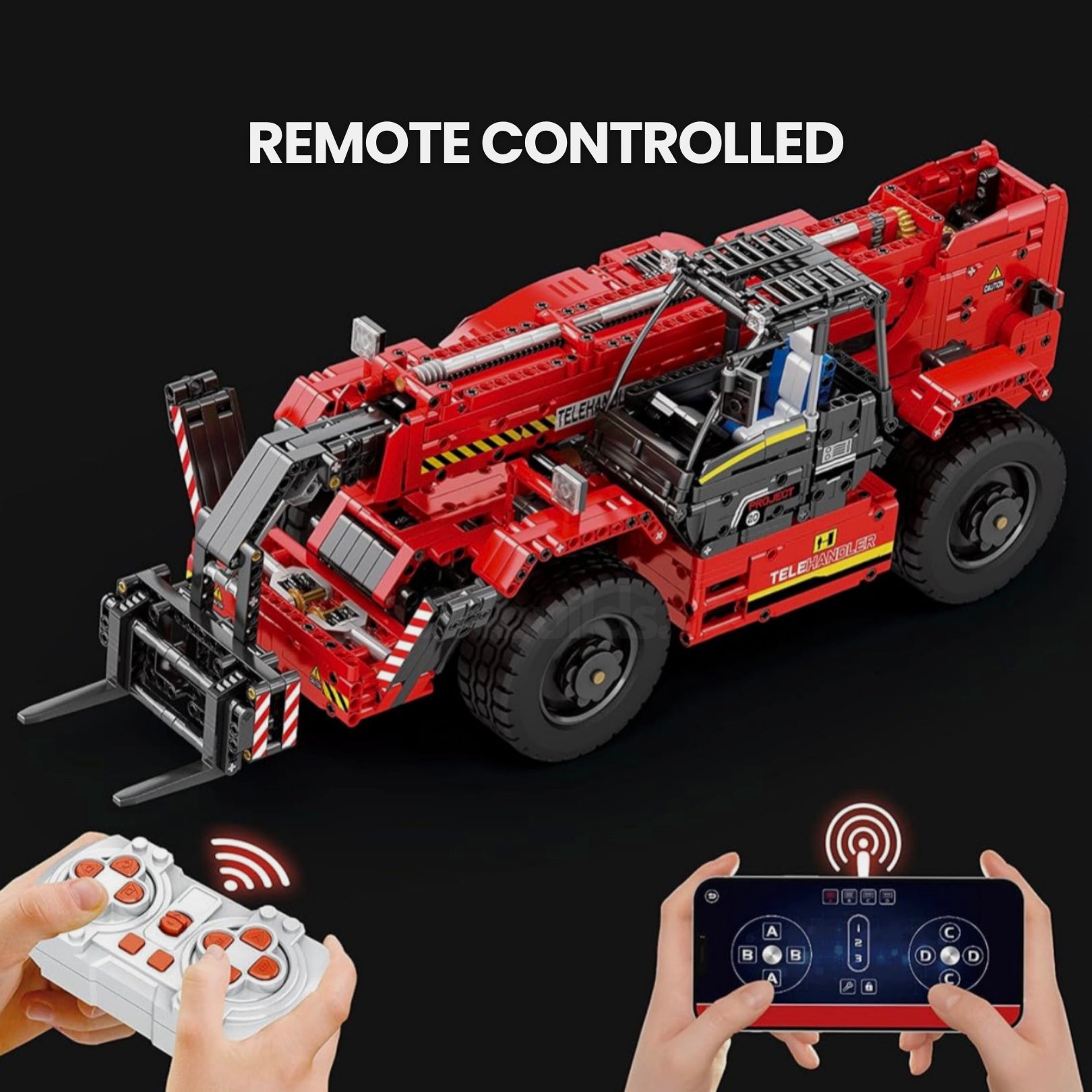 REMOTE CONTROLLED TELEHANDLER | 2260pcs