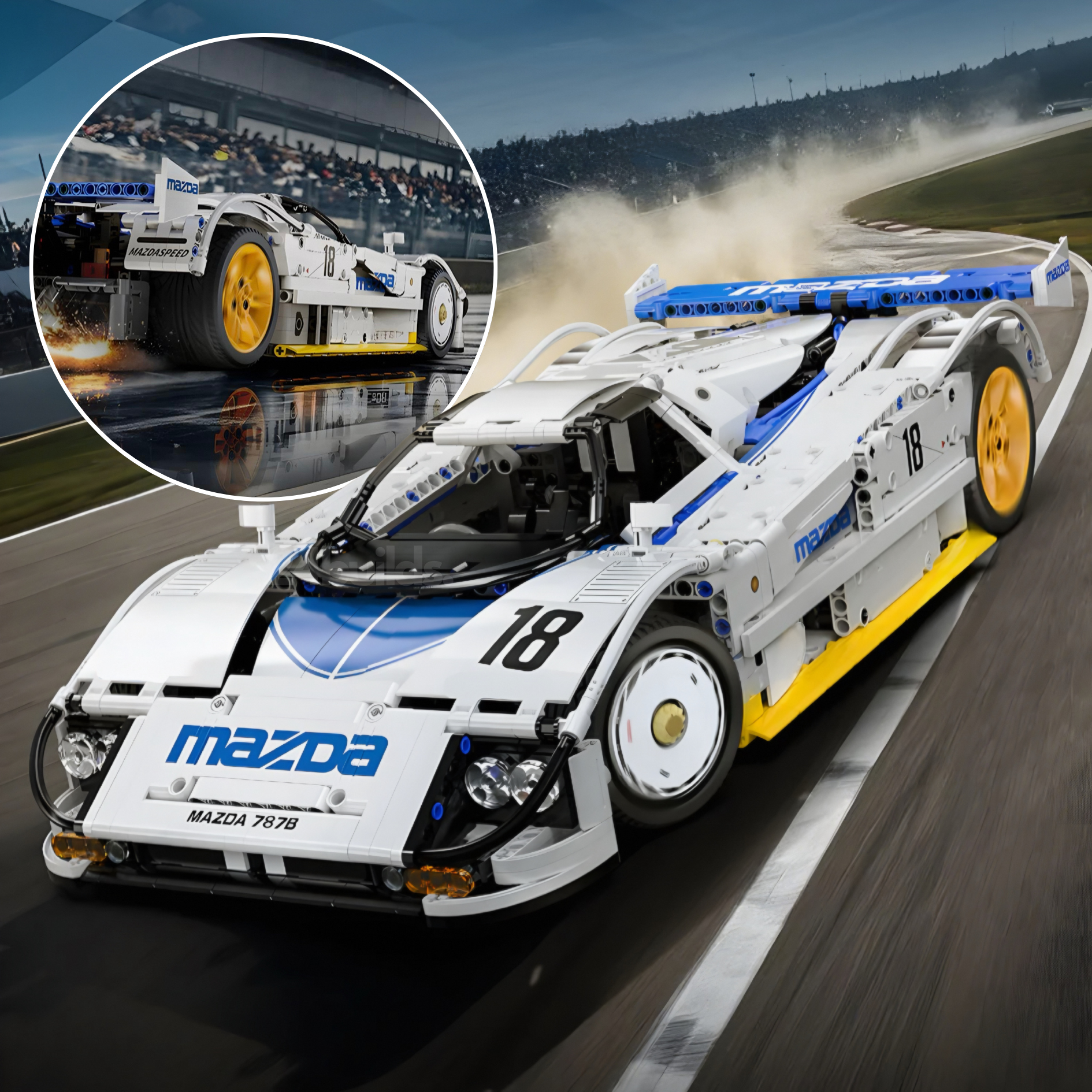 REMOTE CONTROLLED MAZDA 787B | 1796PCS