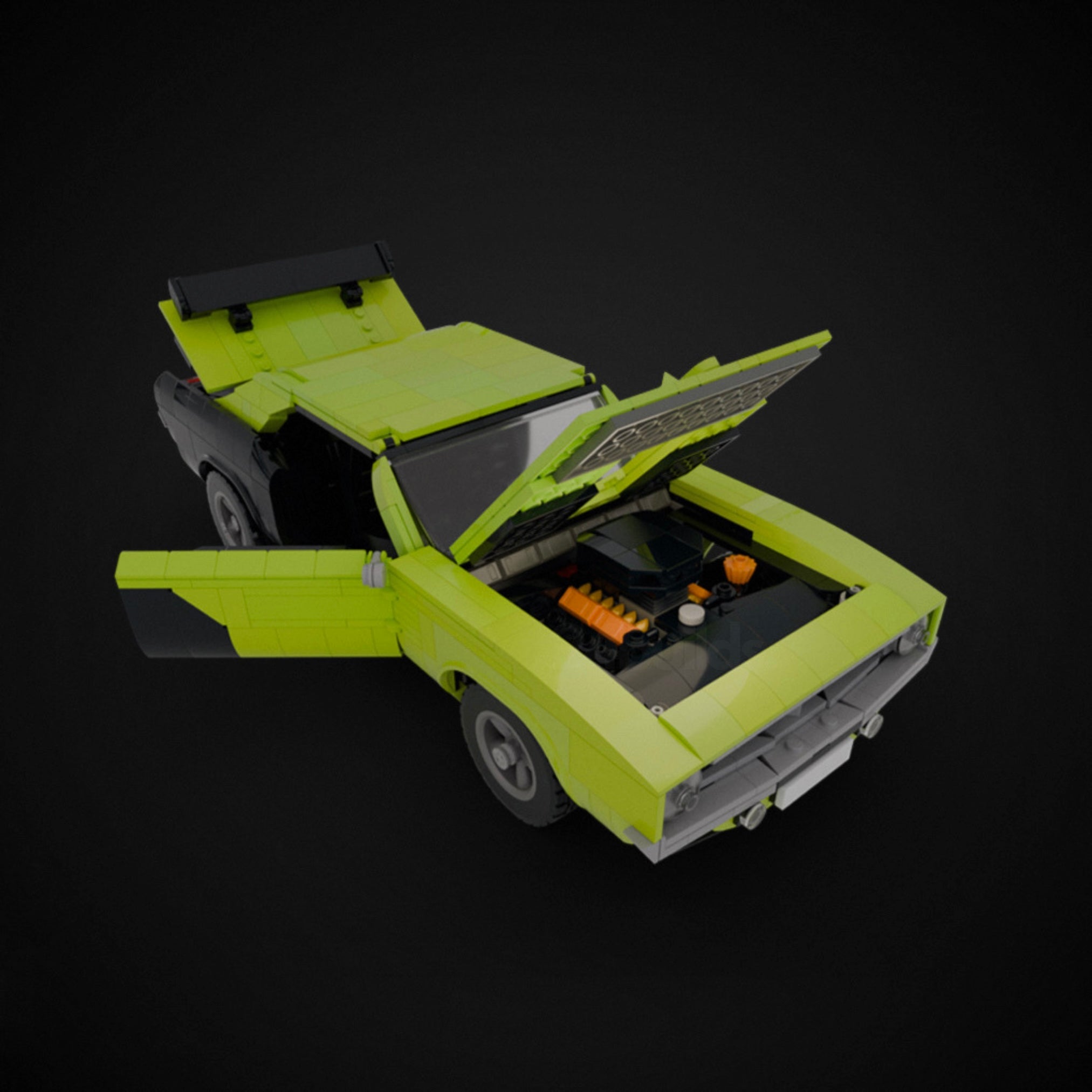 70s Green American Legend | 1540pcs