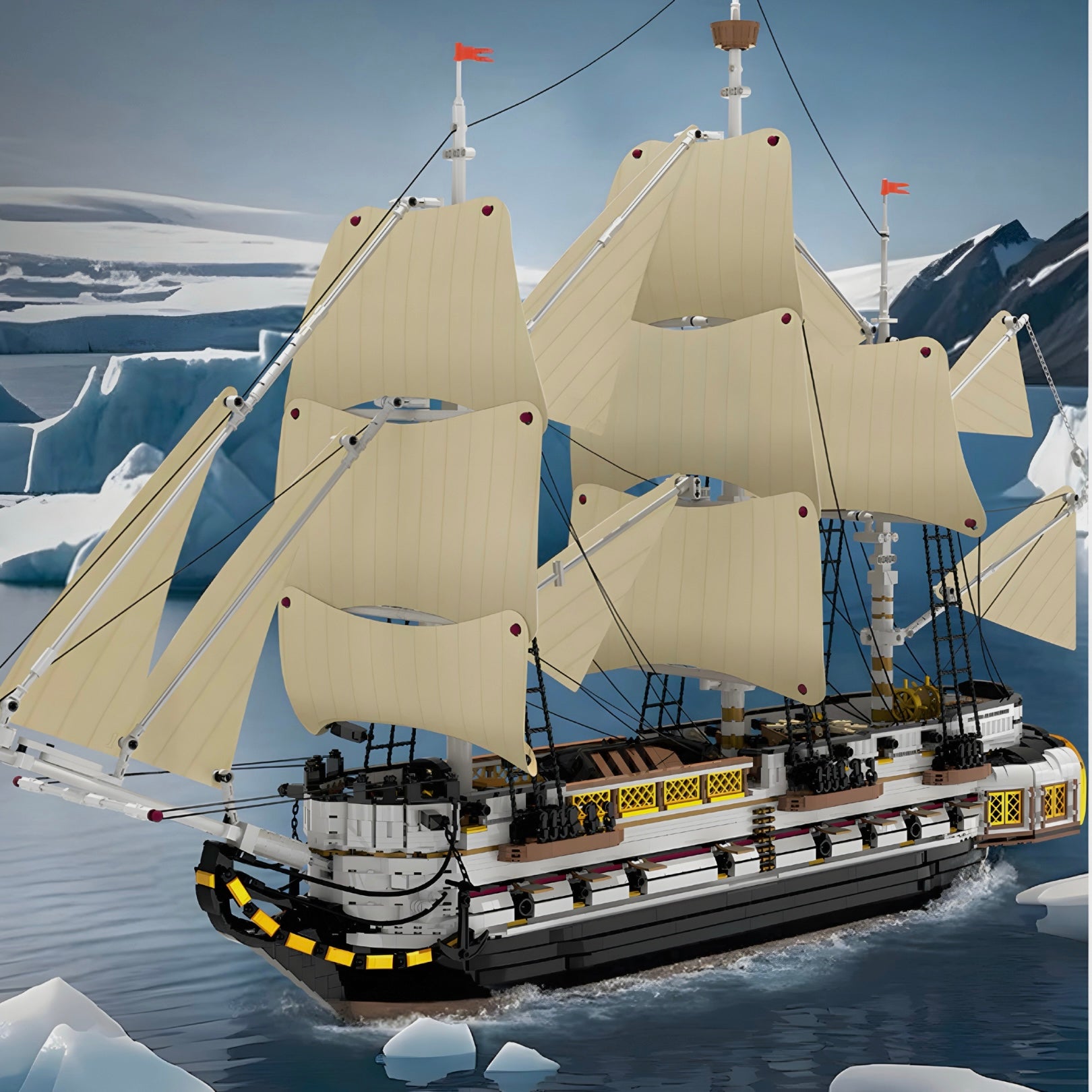 ENDEAVOR EXPLORER SHIP | 3556PCS