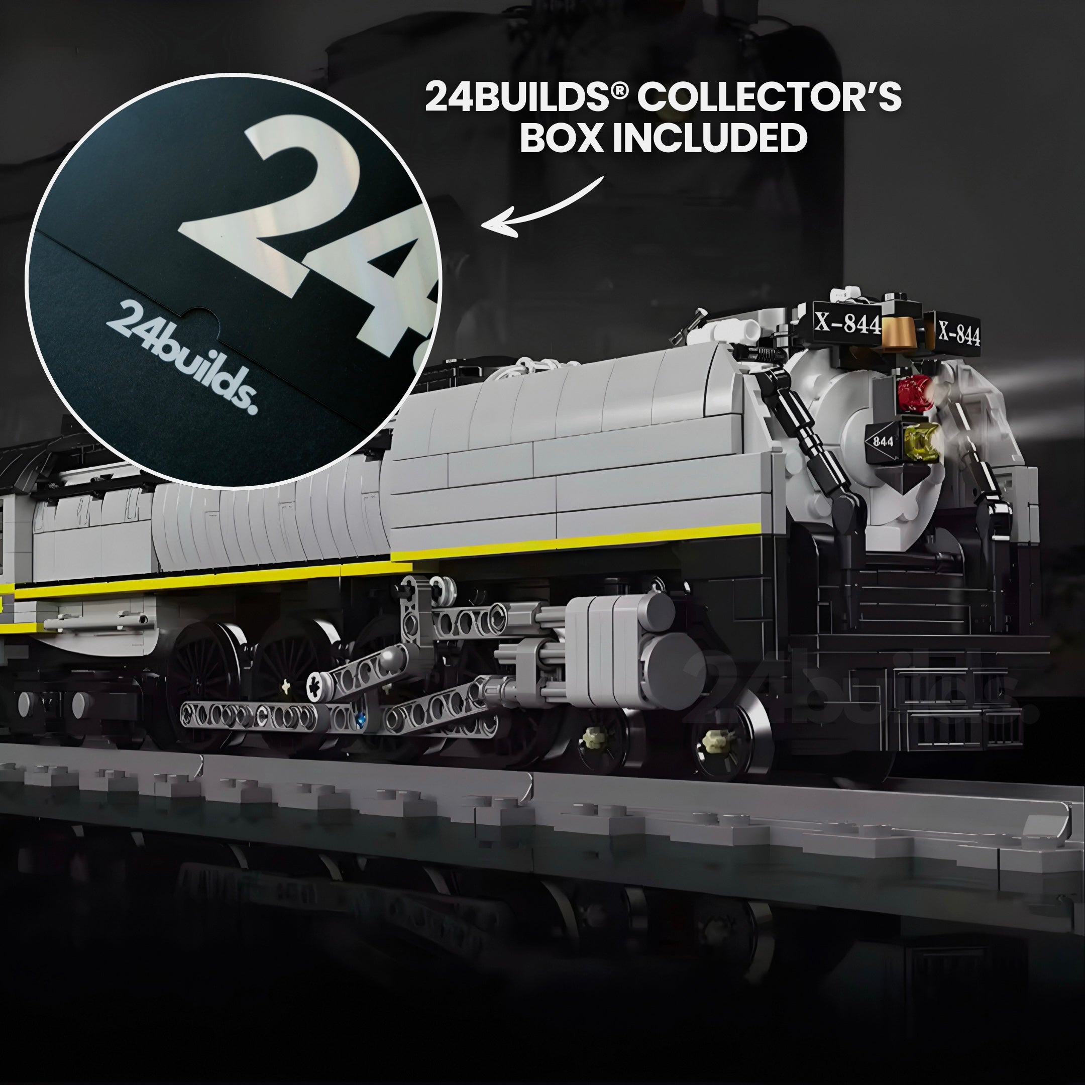 UNION PACIFIC 844 LOCOMOTIVE | 3358PCS
