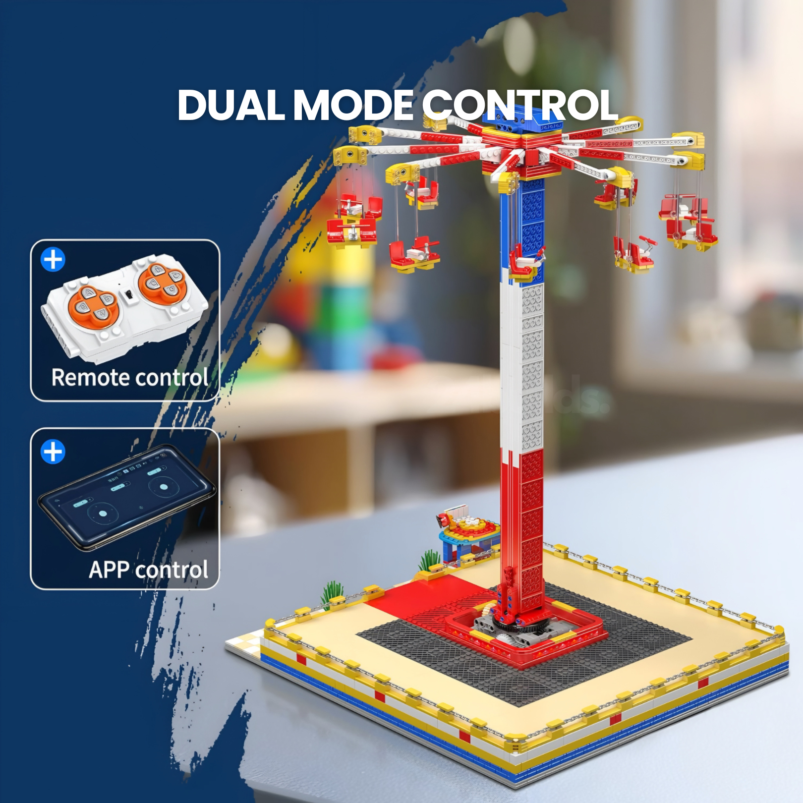 Motorised Swing Carousel | 1580pcs