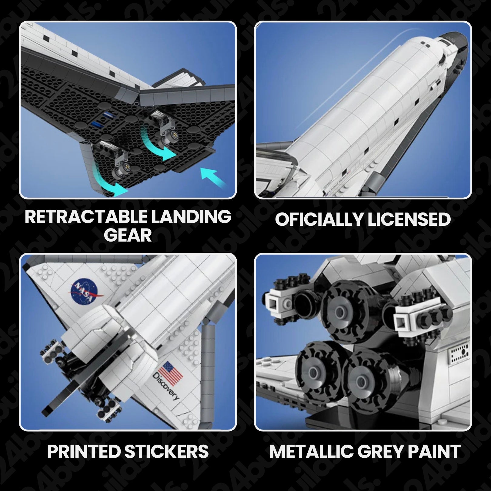 NASA SPACE SUTTLE DISCOVERY | 1826PCS