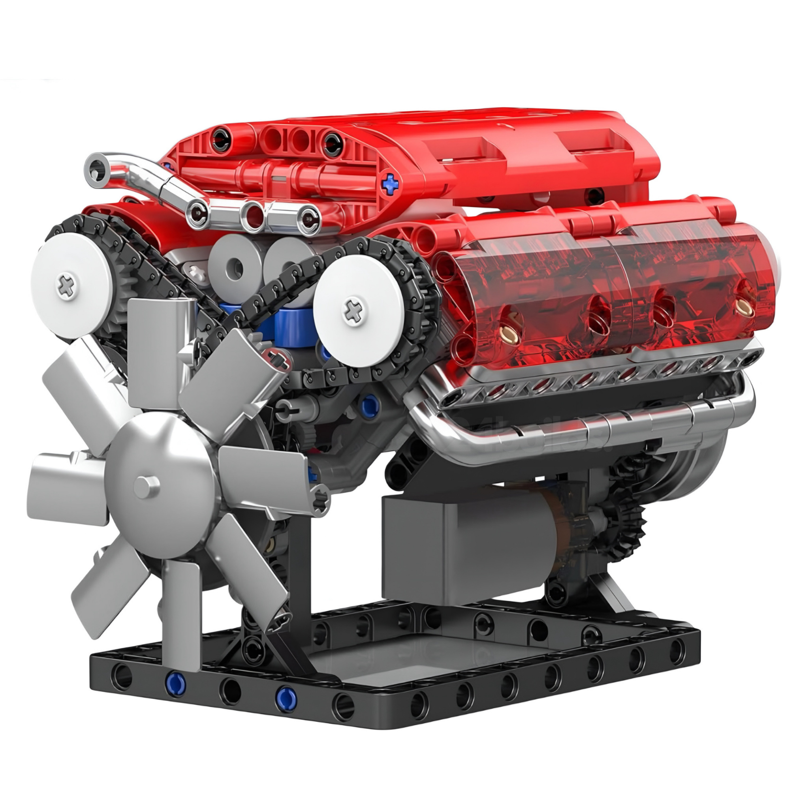 Motorised Red Edition V8 Engine | 534pcs