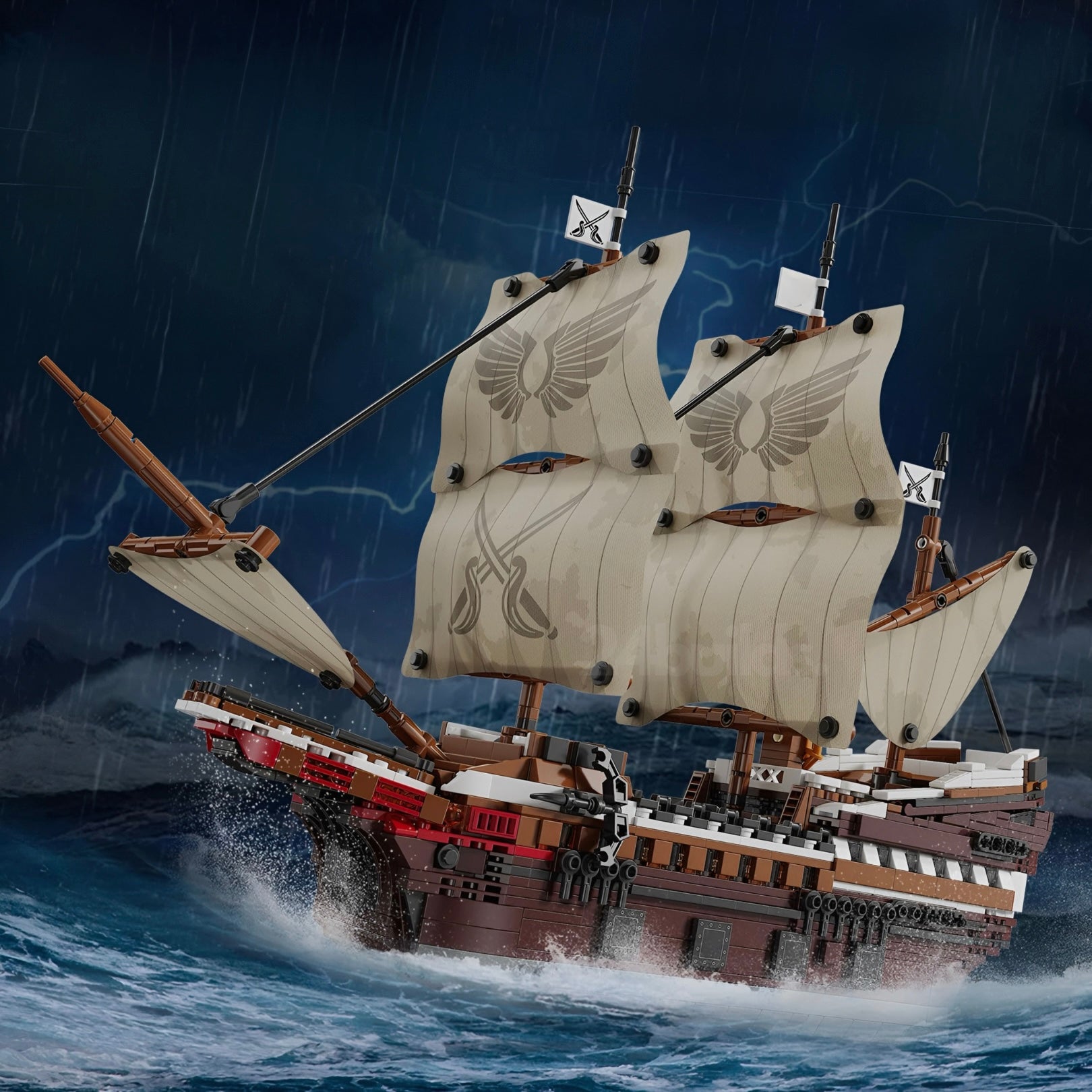 Mayflower Pirate Ship | 2076pcs
