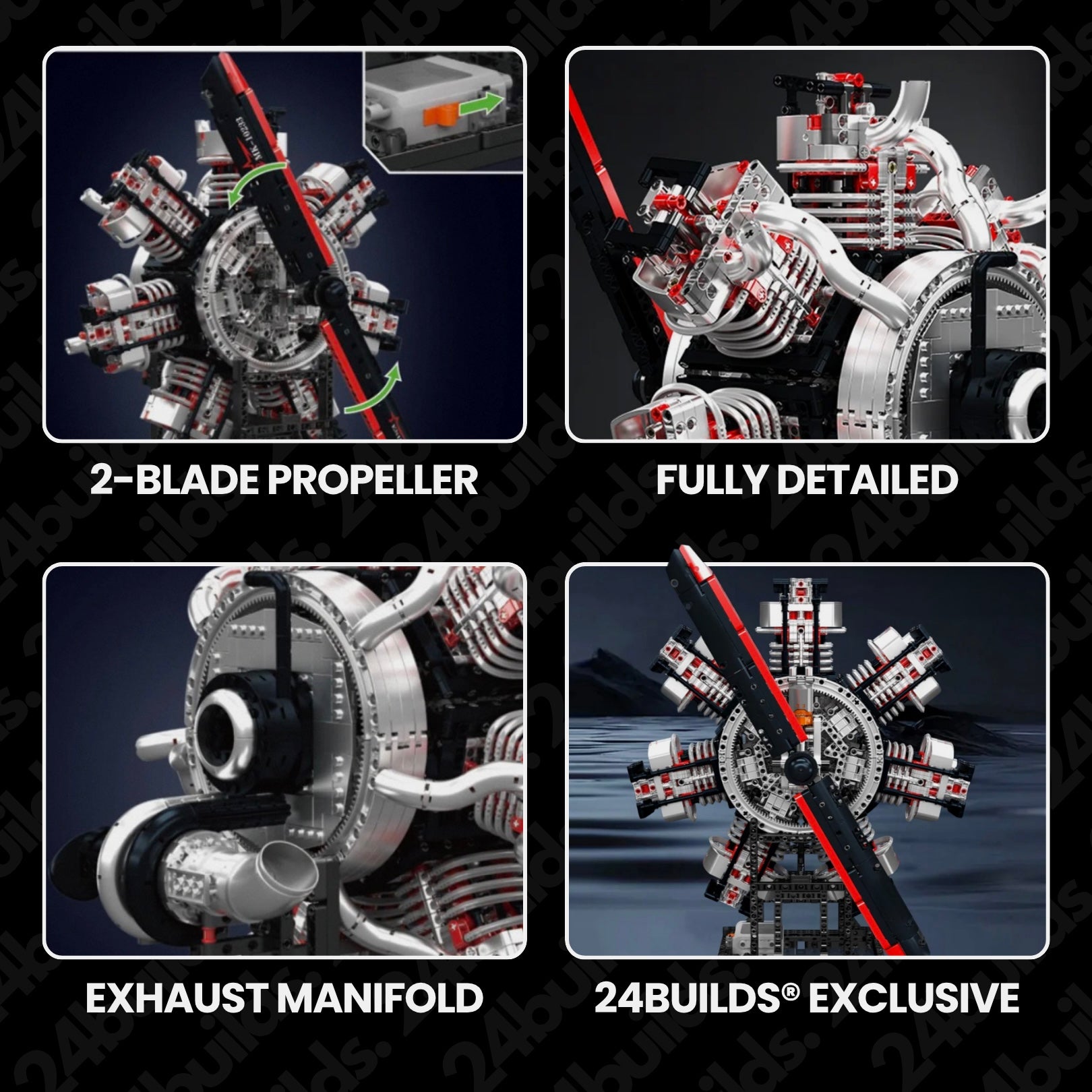 The Ultimate Radial Aircraft Engine | 3090pcs
