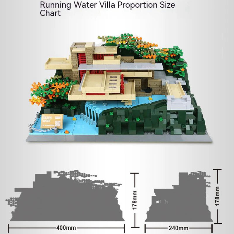 FALLINGWATER VILLA | 1218PCS