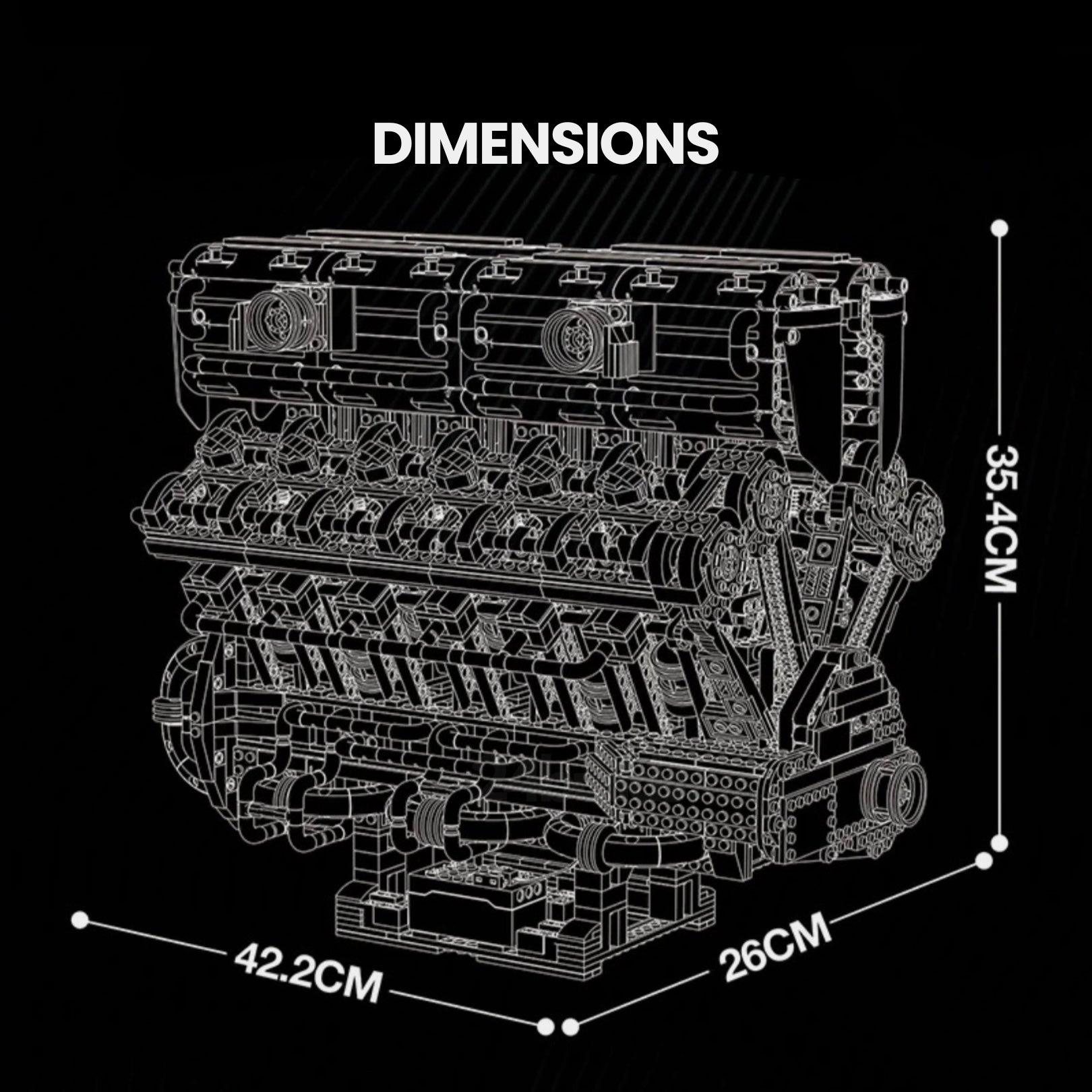 The Ultimate Italian Supercar V12 Engine | 4720pcs