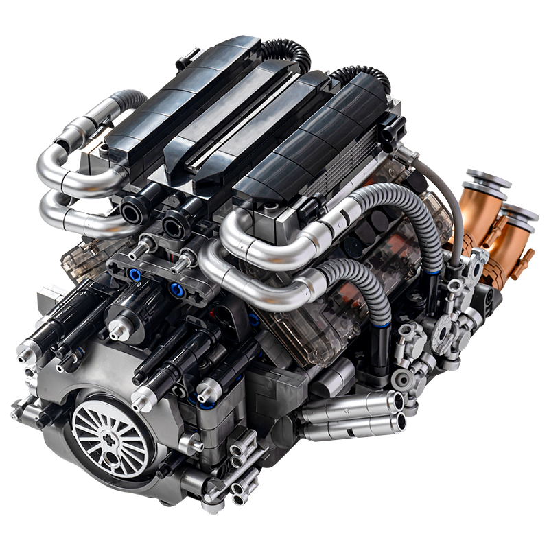 Motorised W16 Quad-Turbo Engine