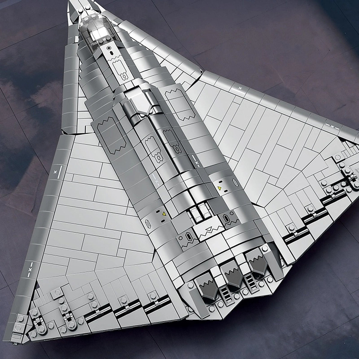 J-36 Fighter Aircraft brick model