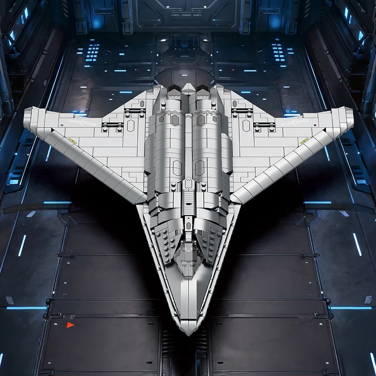 J-50 Fighter Aircraft brick model