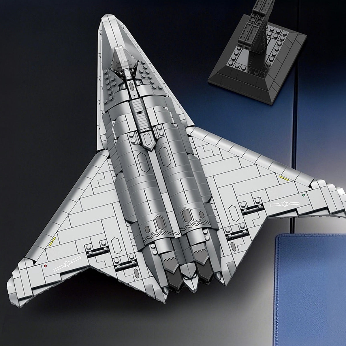 J-50 Fighter Aircraft brick model